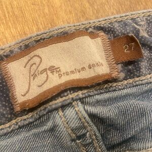 PAIGE Light Blue Denim Jeans